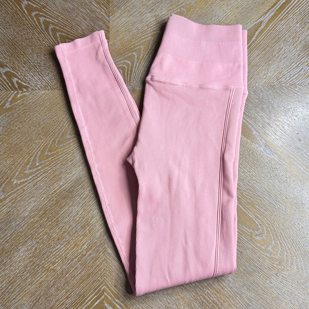 SPIRITUAL GANGSTER Laser Cut Pink Leggings S